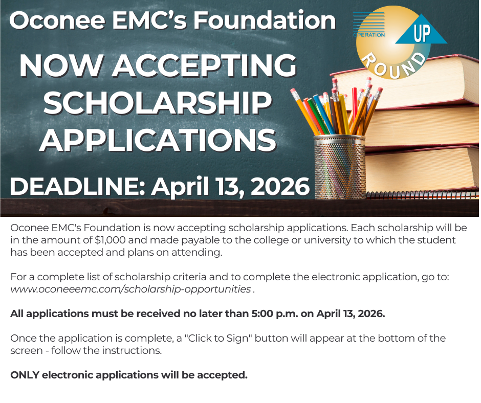 Now accepting scholarship applications